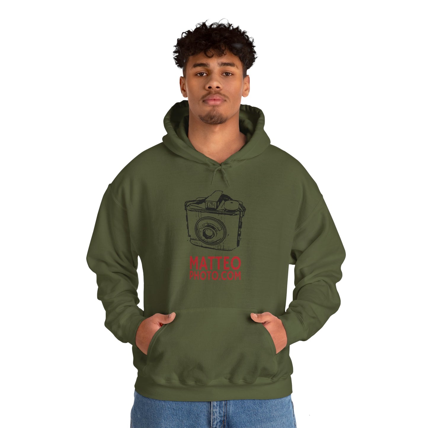 Matteo Photography Baby Brownie Logo | Unisex Heavy Blend™ Hooded Sweatshirt