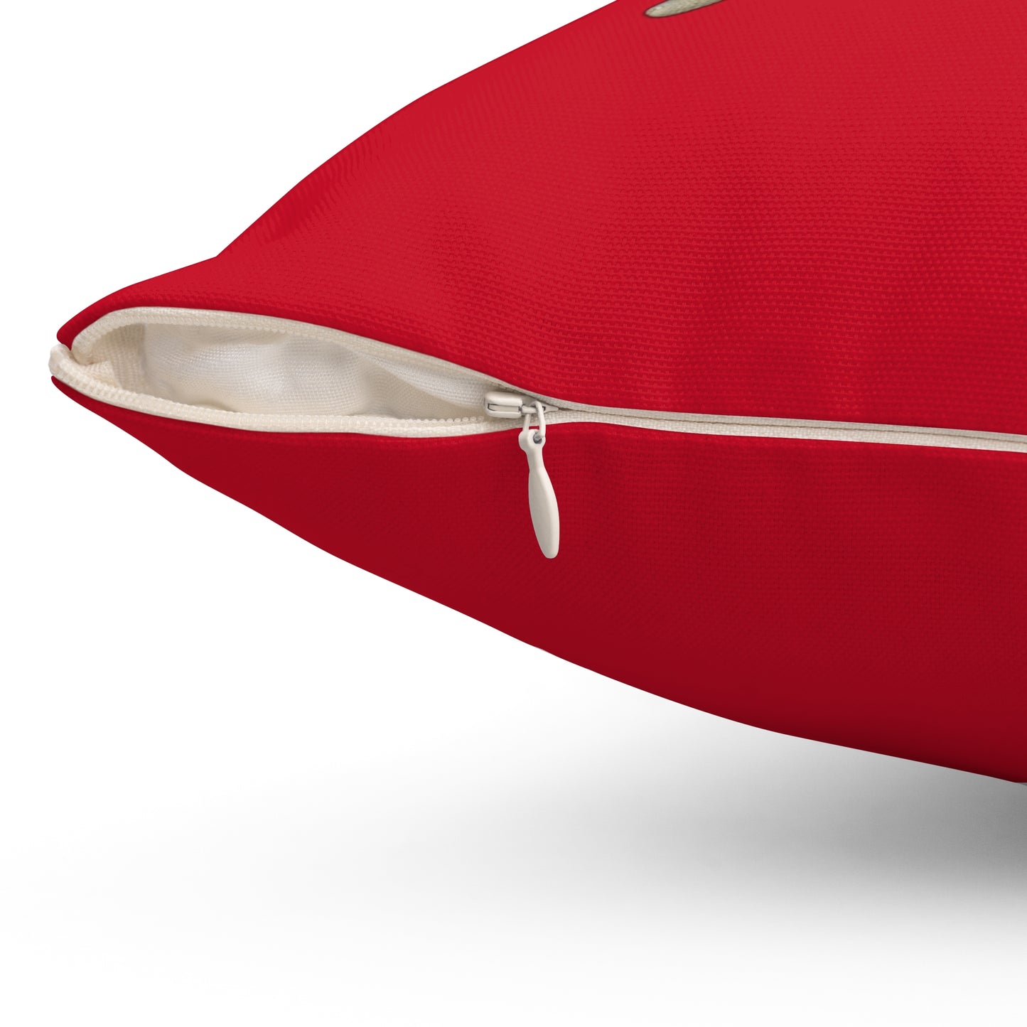 Finger Starfish Shell | Throw Pillow | Red