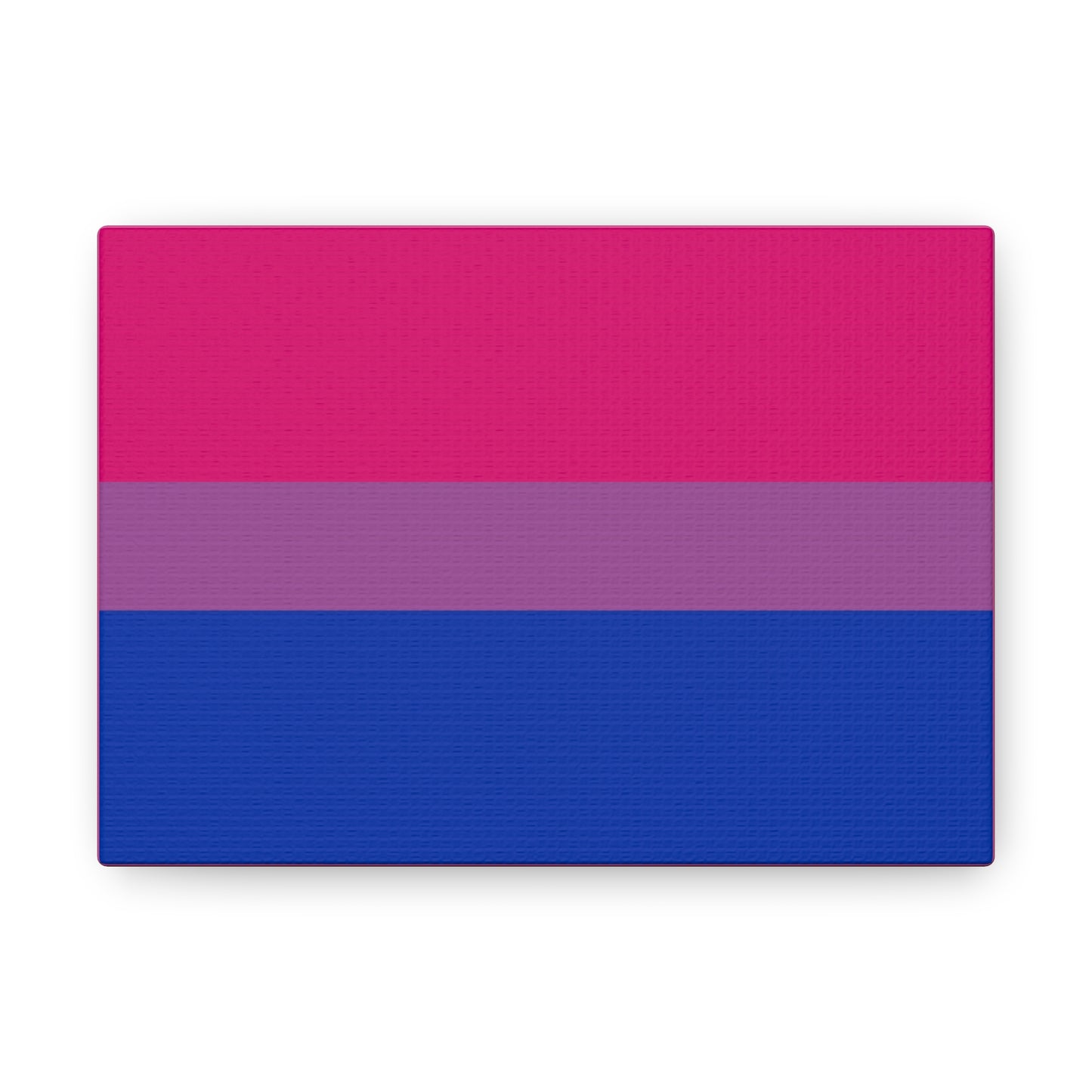 Bisexual Pride Flag | Canvas Print | Hot Pink Sides