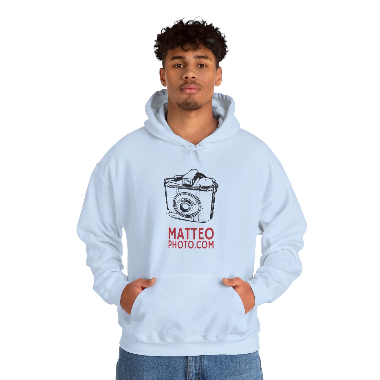 Matteo Photography Baby Brownie Logo | Unisex Heavy Blend™ Hooded Sweatshirt