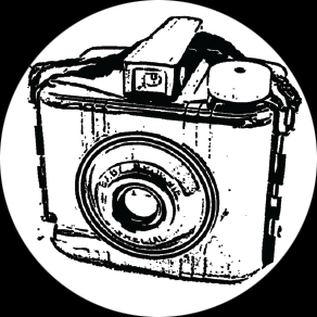 Baby Brownie Camera Logo | Pinback Buttons | 1in