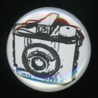 Baby Brownie Camera Logo | Magnets | 1in