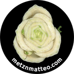 Bok Choy Rose, Single | Magnets | 1in