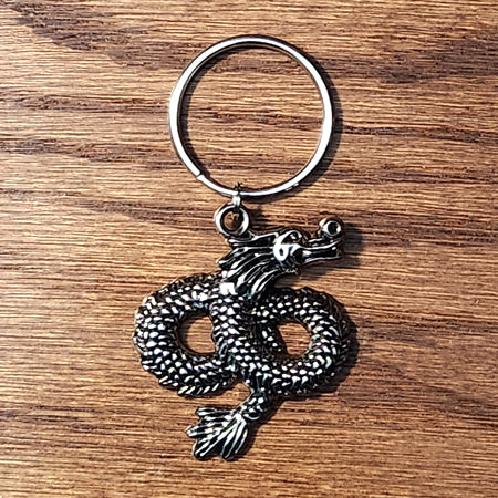 Dragon Infinity Silver | Keyring