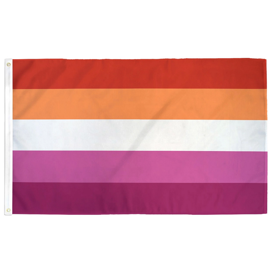 Lesbian Pride Flag 5 Stripes