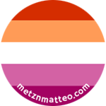 Lesbian Pride Flag 5 Stripes | Magnet | 1in