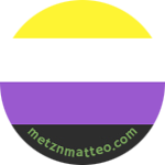 Nonbinary Pride Flag | Magnet | 1in