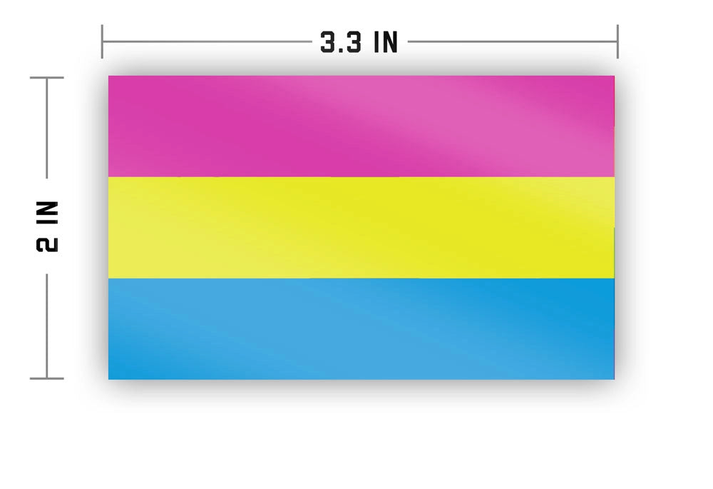 Pansexual Pride Flag | Vinyl Sticker