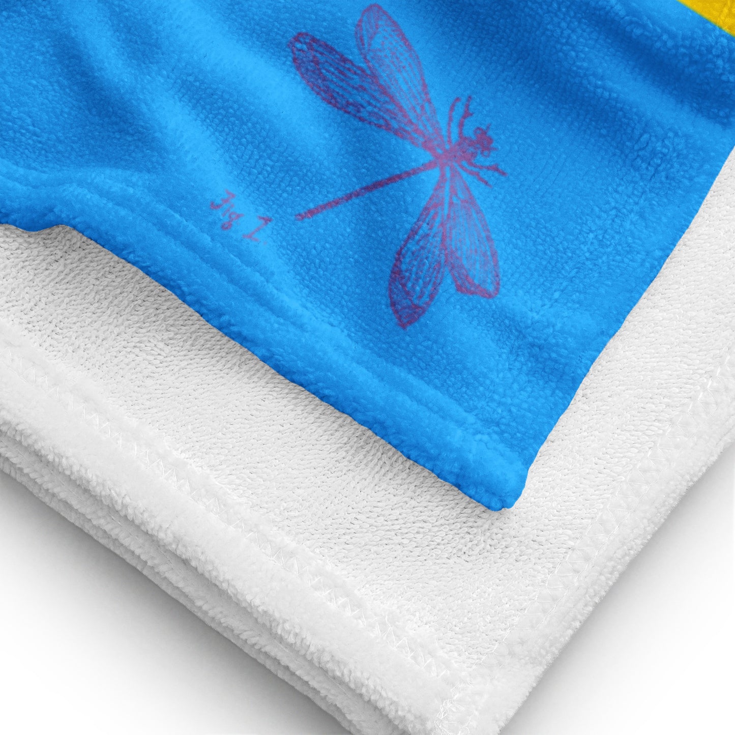 Pansexual Pride Flag | Beach Towel | Blue Yellow Pink