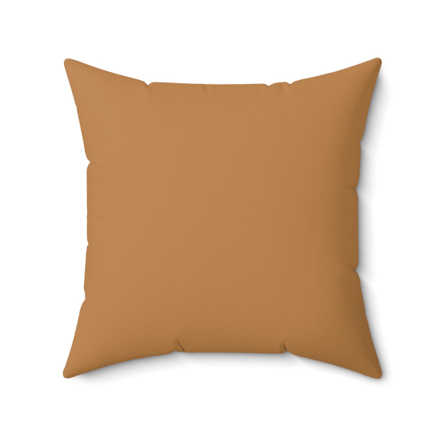 Petunia Flower Yellow-Green | Throw Pillow | Camel Brown