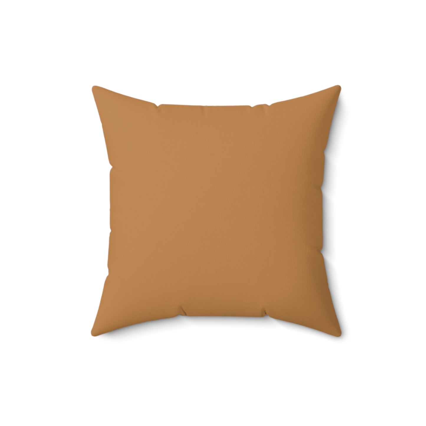 Petunia Flower Yellow-Green | Throw Pillow | Camel Brown