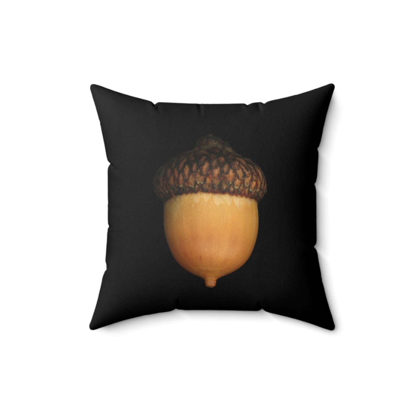 Throw Pillow | Acorn by Matteo | Black | 16x16 Dark Cottagecore Goblincore Gothic