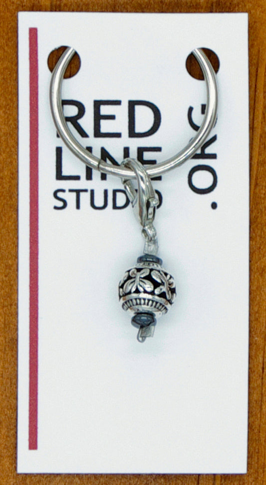 Butterfly LolliBead® Wine Glass Charm | Zipper Pull | Stitch Marker