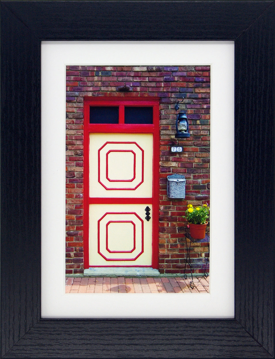 Dutch Doors series, #75 Cream Red by Matteo