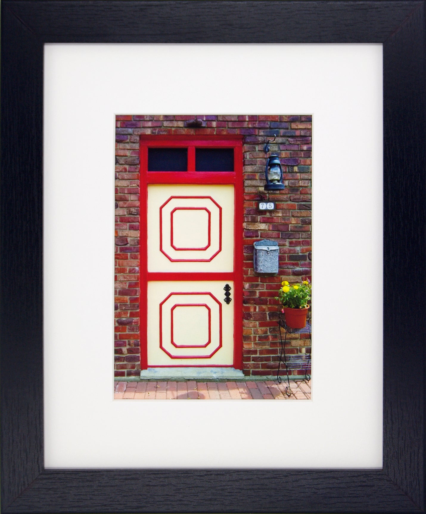 Dutch Doors series, #75 Cream Red by Matteo