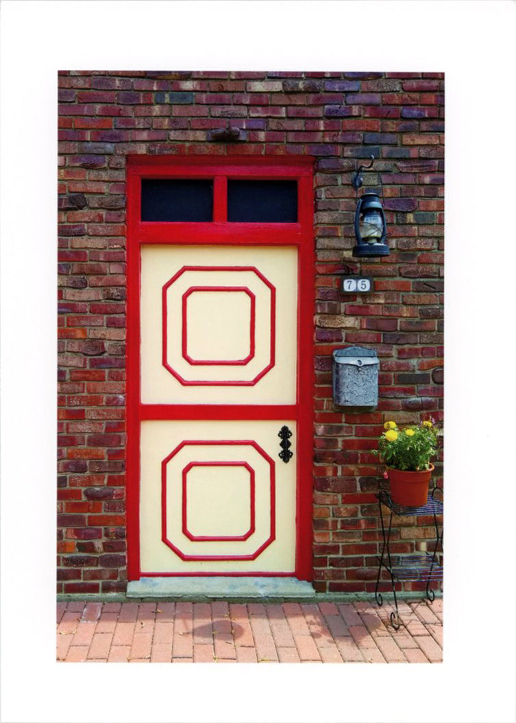 Dutch Doors series, #75 Cream Red by Matteo