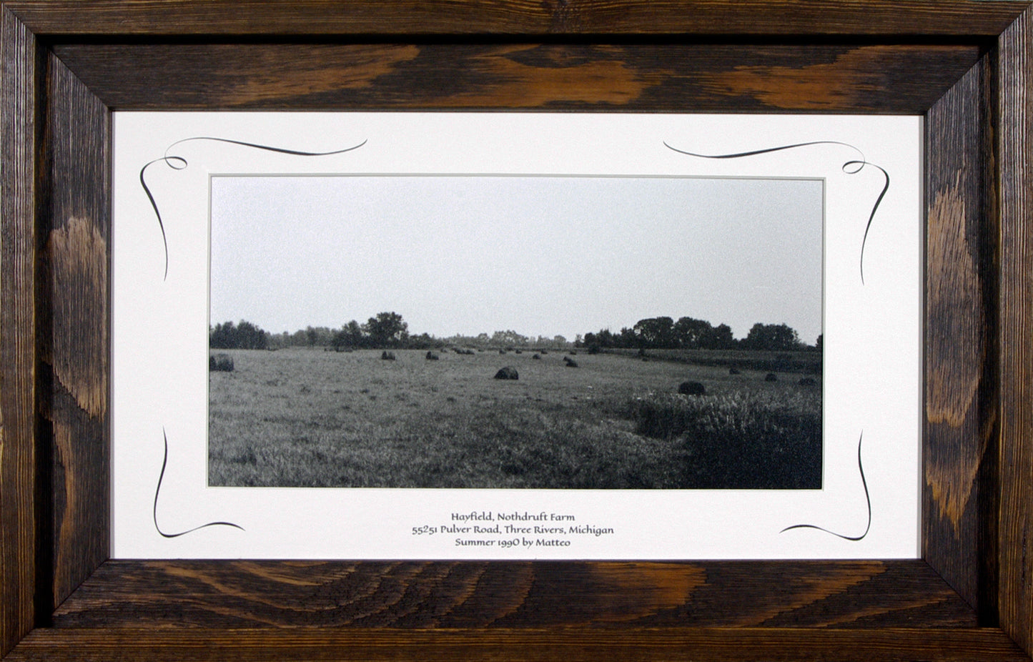 Three Rivers series, Hayfield, Nothdruft Farm by Matteo