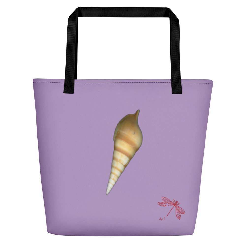 Turrid Shell Tan | Tote Bag | Large | Lavender