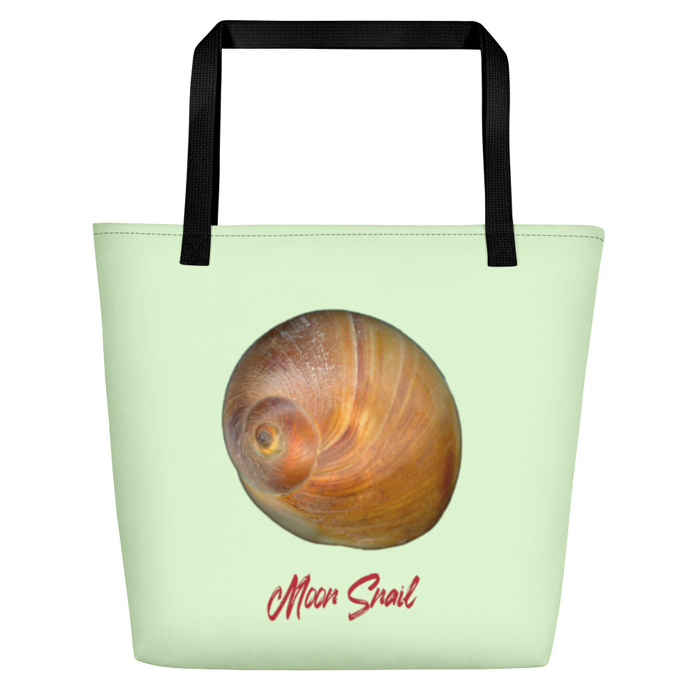 Moon Snail Shell Shark's Eye | Tote Bag | Large | Sea Glass