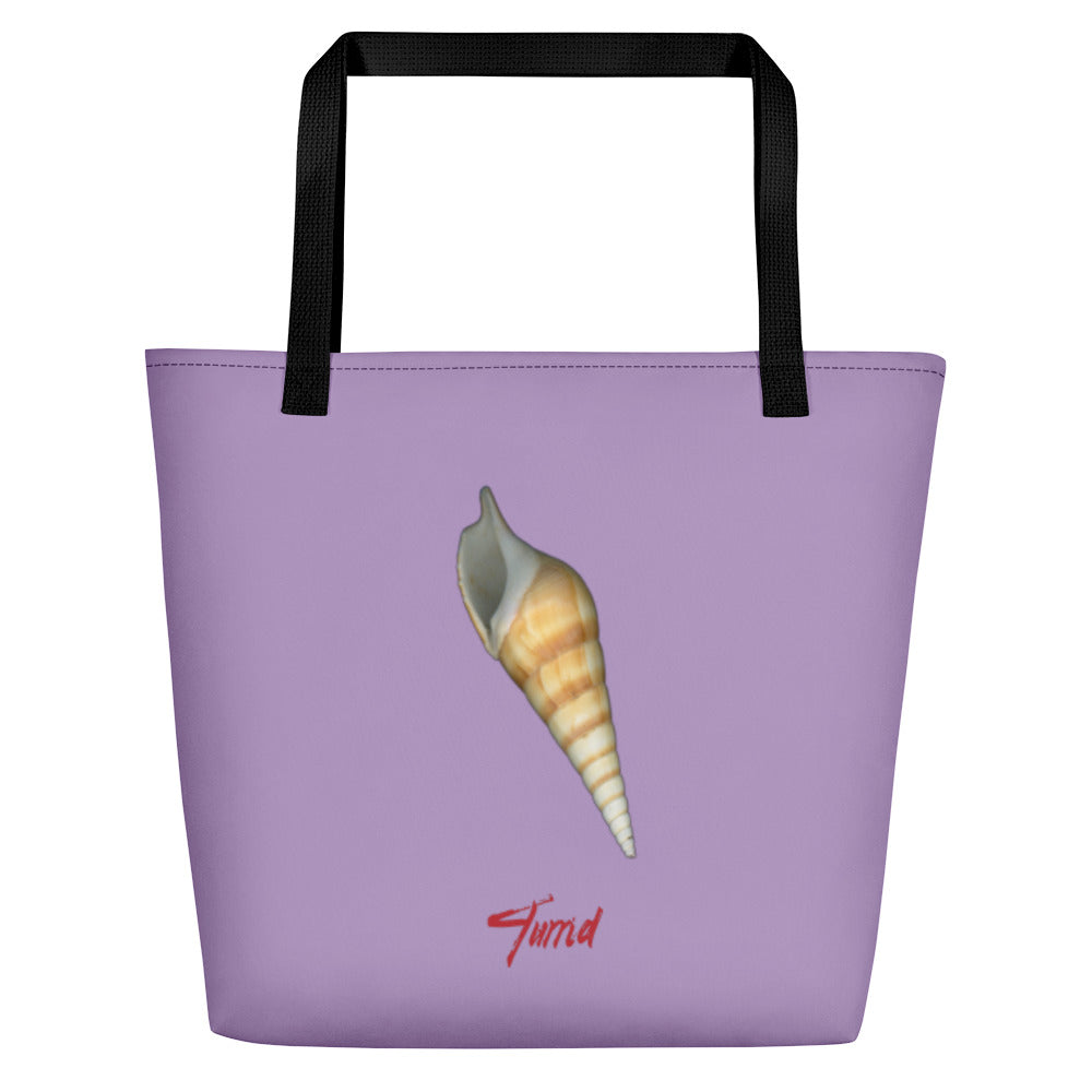 Turrid Shell Tan | Tote Bag | Large | Lavender