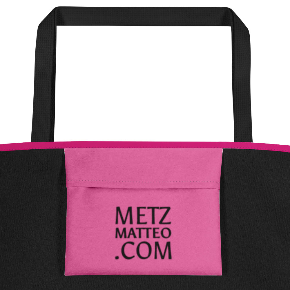 Bisexual Pride Flag | Tote Bag | Large | Magenta Lavender Royal Blue