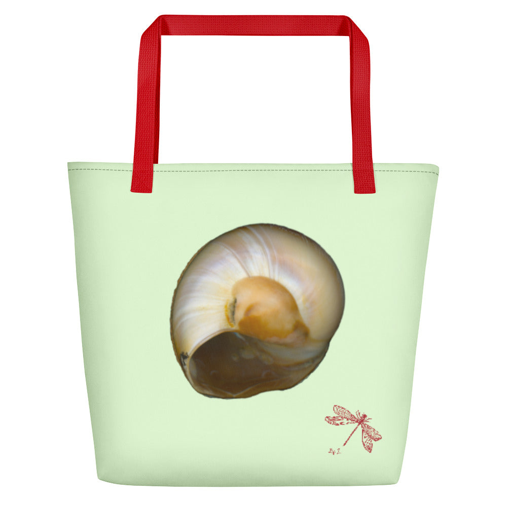 Moon Snail Shell Shark's Eye | Tote Bag | Large | Sea Glass