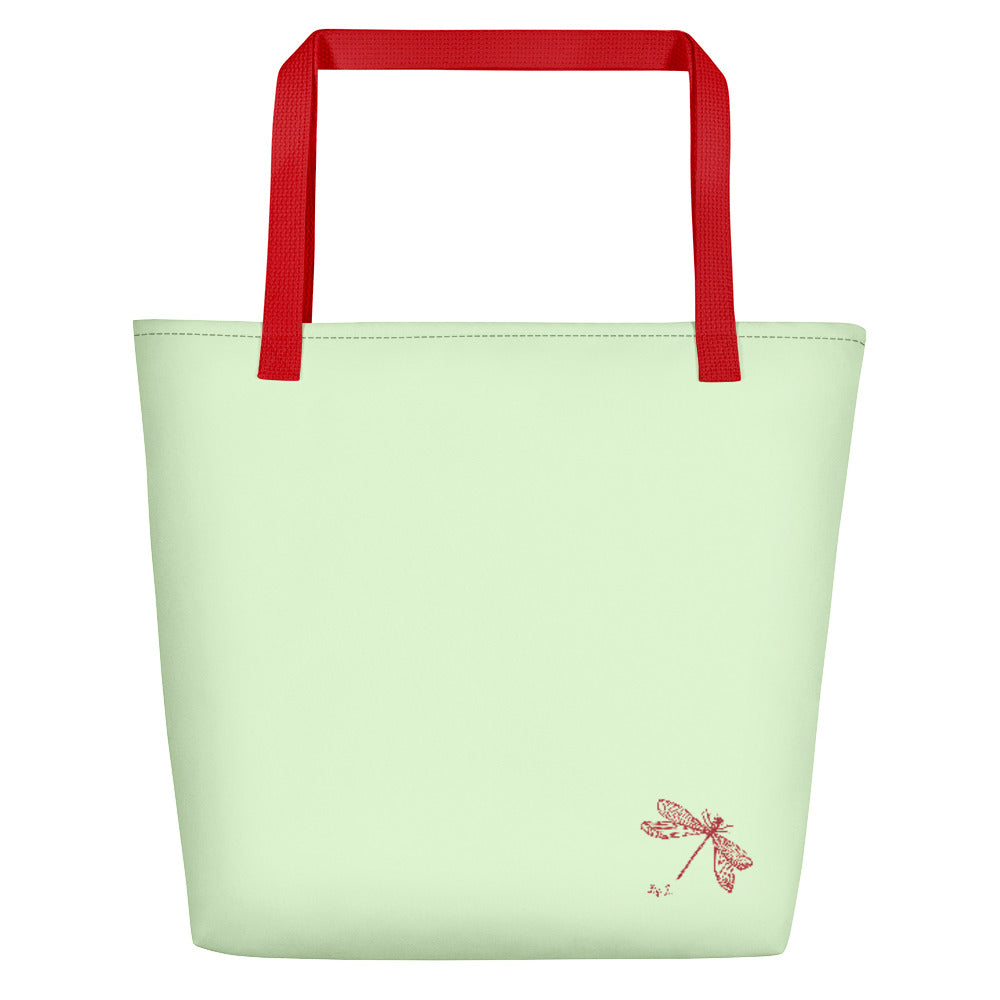 Blanket Flower Gaillardia Red | Tote Bag | Large | Sea Glass