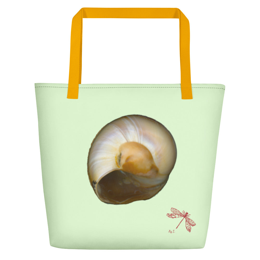 Moon Snail Shell Shark's Eye | Tote Bag | Large | Sea Glass