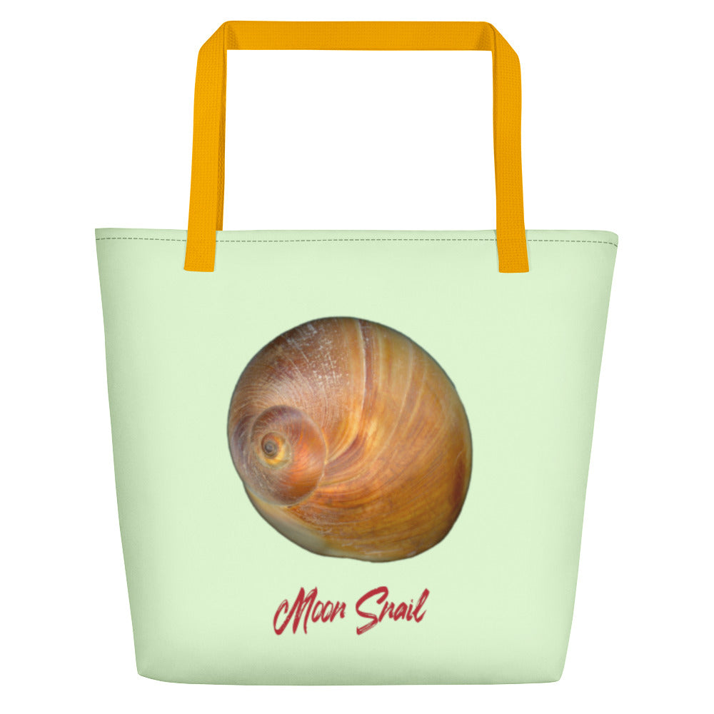 Moon Snail Shell Shark's Eye | Tote Bag | Large | Sea Glass