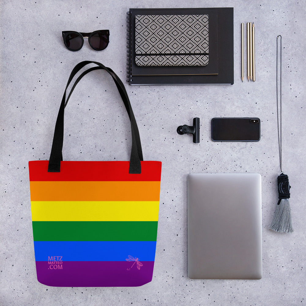 Gay Pride Flag (1979) | Tote Bag | Small | Rainbow