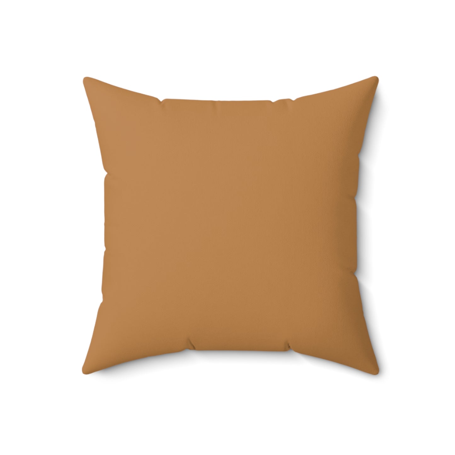 Petunia Flower Yellow-Green | Throw Pillow | Camel Brown