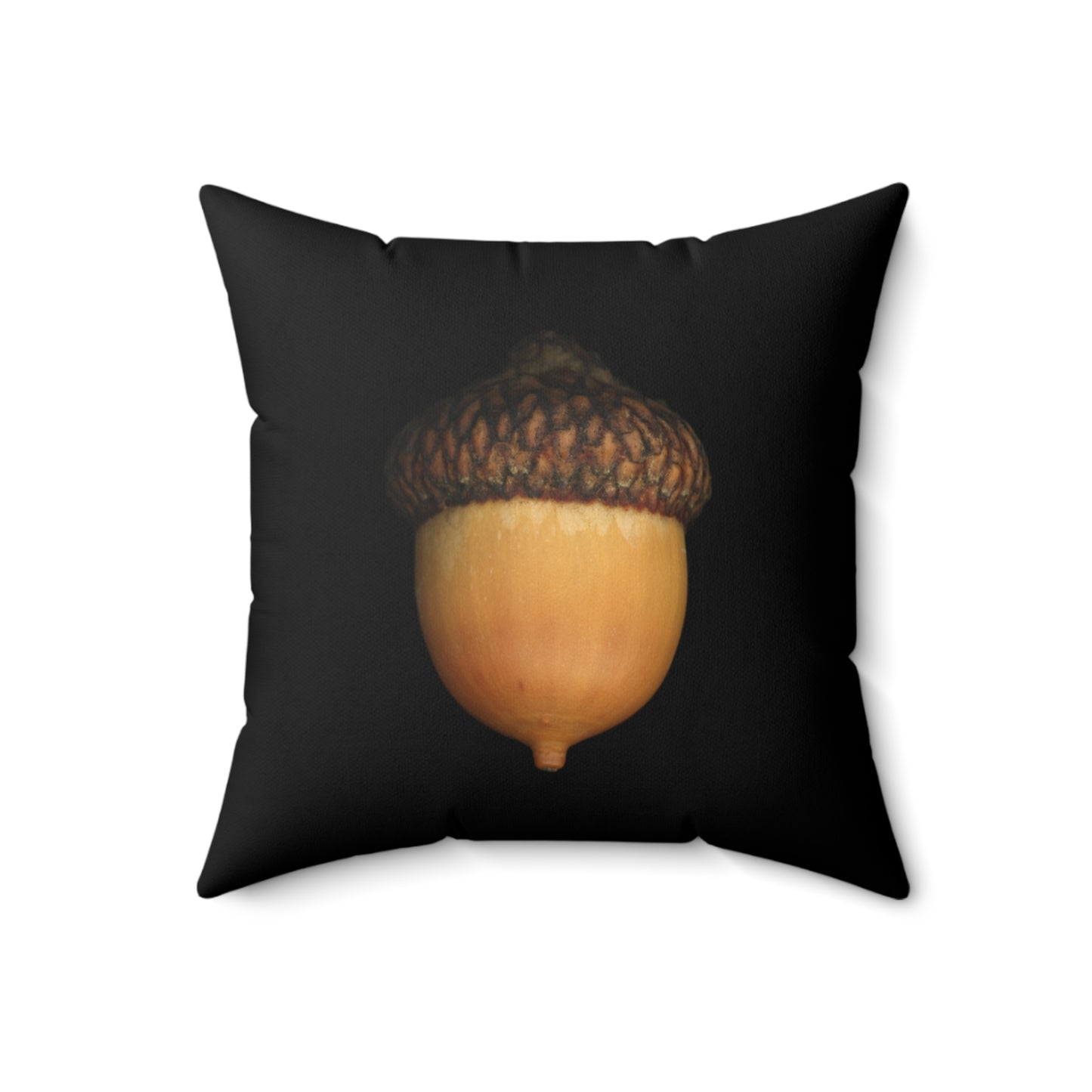 Throw Pillow | Acorn by Matteo | Black | 18x18 Dark Cottagecore Goblincore Gothic