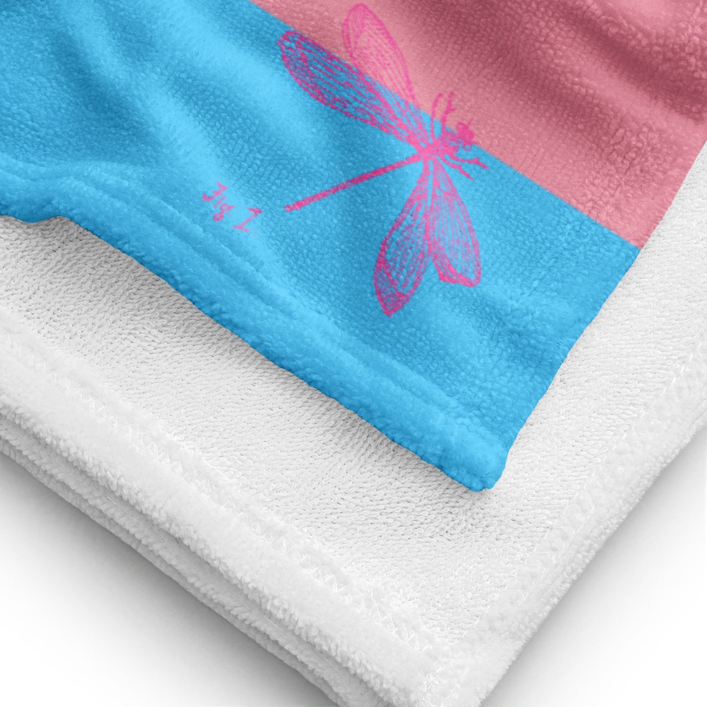 Transgender Pride Flag | Beach Towel | Blue Pink White