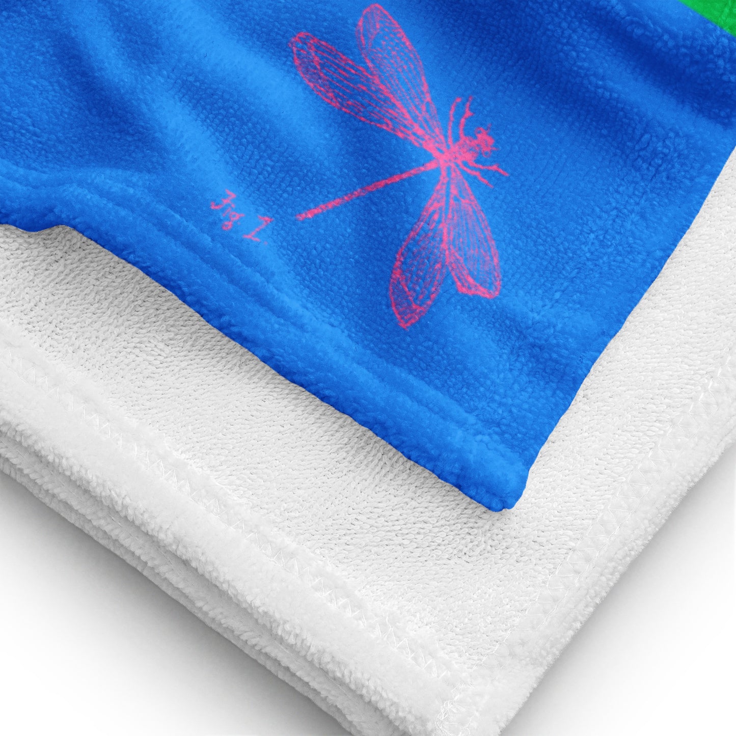 Polysexual Pride Flag | Beach Towel | Pink Green Blue